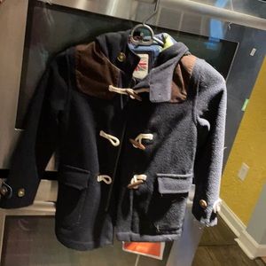 Mini BODEN boys duffel coat size 4-5 SO CUTE!